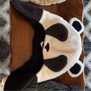Panda Bear Fleece Hat